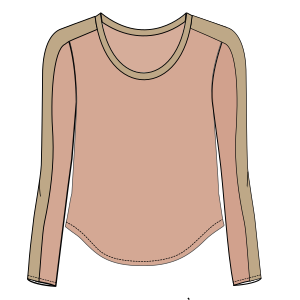 Fashion sewing patterns for LADIES T-Shirts T-Shirt 4694